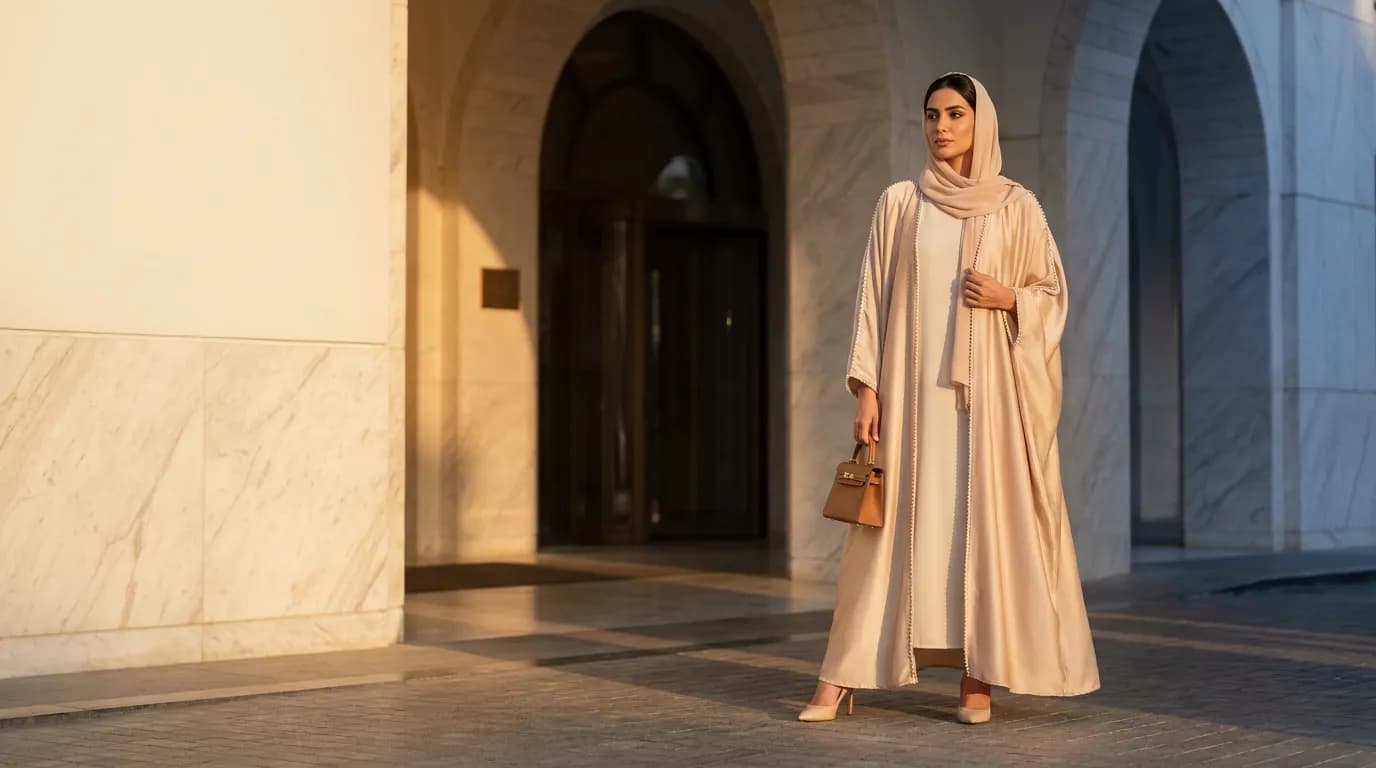How to Style a Luxury Abaya from Day to Evening
